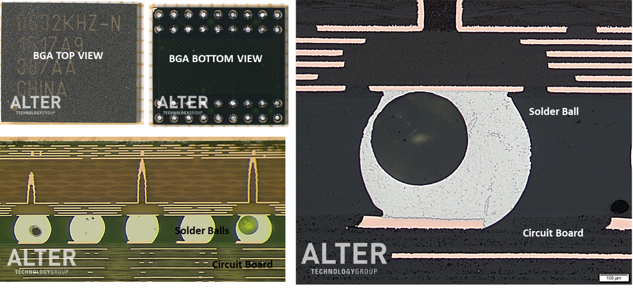 MacroVoids in assembled BGA packages