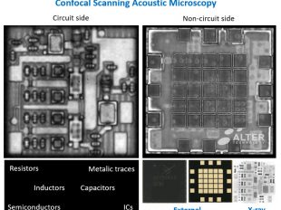 Microscopía acústica de barrido confocal